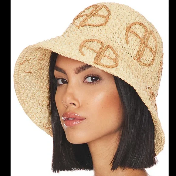 Anine Bing Cabana Straw Hat NWT XS/S - Picture 2 of 5